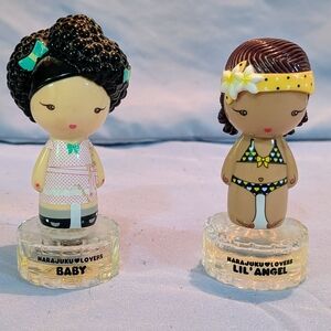 Pair of Harajuku Lovers Perfumes by Gwen Stefani Baby & Lil Angel Vintage Rare